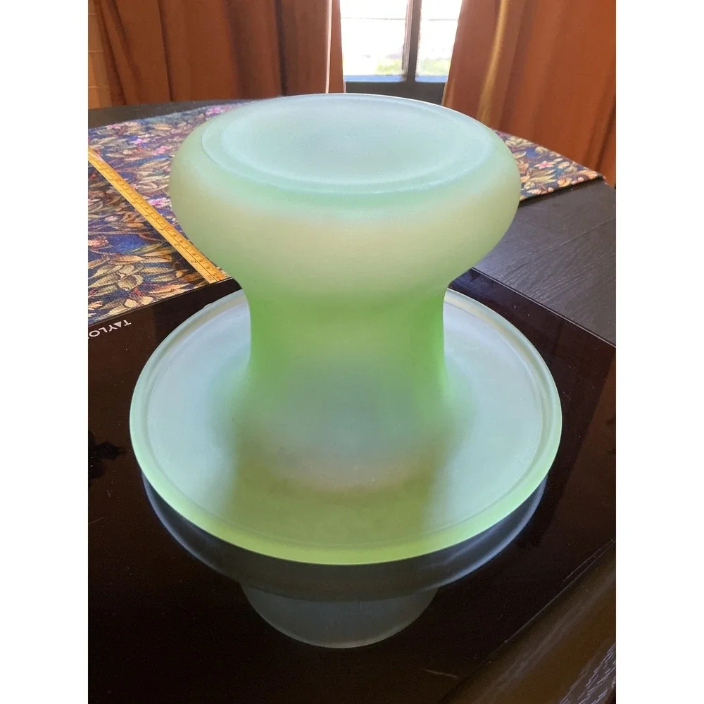 Vintage Satin Uranium Glass 4